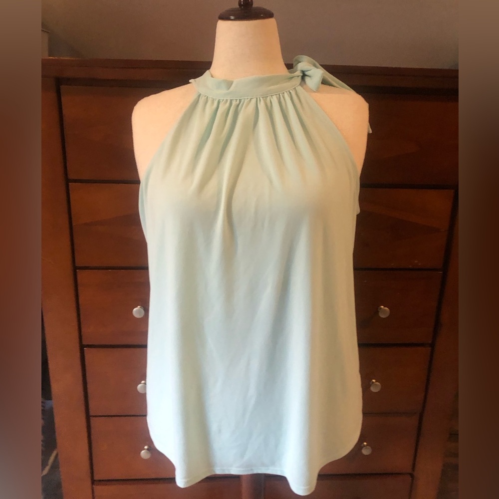 Maurices Mint Halter Tie-Neck Camisole
